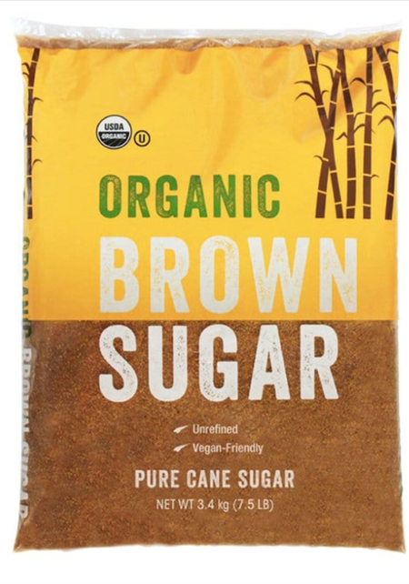 Brown Sugar Granulated Organic 7.5lb